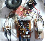 发烧友改装拆配件3NOD/三诺3Y-2001低音炮 主板低音喇叭12v变压器