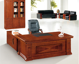 办公家具 现代时尚实木贴皮办公桌 总裁老板桌大班台 主管经理桌