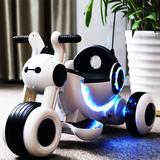 好加儿童电动车 三轮可坐宝宝玩具汽车 小孩子三轮儿童电动摩托车