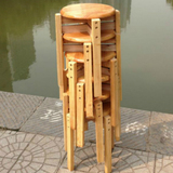 包邮时尚餐桌凳子折叠凳板凳双档实木圆凳矮凳宜家小圆凳橡木凳