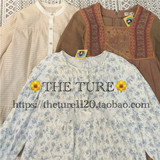 【THE TURE】日本制软妹古着屋vintage碎花蕾丝边甜美可爱连衣裙