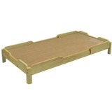 环保色漆儿童床 松木实木床 幼儿园专用床单人耐用宝宝全木制床铺