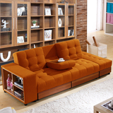 日式多功能储物沙发床组合单双人布艺沙发客厅小户型抽屉收纳沙发