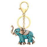 欧美复古创意水晶水钻大象小猪汽车钥匙扣女包包挂件钥匙链饰品