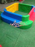 儿童游戏沙池波波球池游乐园座椅幼儿园海洋球池塑料围栏沙发座椅