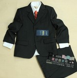 儿童西服套装男修身韩版男童婚礼花童礼服演出服小男孩西装6件套