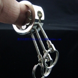 满39元包邮指环王钥匙扣 不锈钢锌合金钢丝绳匙圈环 创意个性时尚