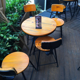 欧式简约吧凳吧台椅收银台椅咖啡厅星巴克休闲组合阳台桌椅茶几
