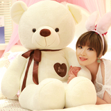 泰迪熊抱抱熊公仔可爱布娃娃1.2米1.6米熊猫送女友生日情人节礼物