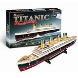 乐立方3D立体拼图 泰坦尼克号纸模型玩具包邮 六一儿童节益智礼物