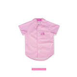 GRAF原创品牌 | 长颈鹿 Pink Lord | 粉红皮拼接PVC 8号棒球开衫