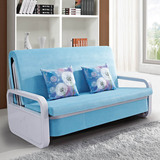 多功能沙发床1.2米1.5米可折叠床两用双人小户型可拆洗布艺沙发床