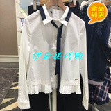 现货ELAND依恋2016年春夏款正品代购衬衫EEBW61202M-00 BW61202M