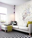 3d美式田园风格卧室背景墙纸壁画 客厅沙发无缝壁纸 花卉素雅墙纸