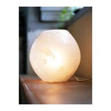 宜家代购IKEA纳比台灯光线柔和装饰灯球形灯樱花毛玻璃 白色正品