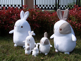创意韩国MOLANG土豆兔玩偶小白兔毛绒玩具愤怒的妈妈手机挂件批发