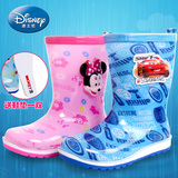 迪士尼儿童学生雨鞋套米奇中童大童防滑雨靴男童女童水鞋四季胶鞋