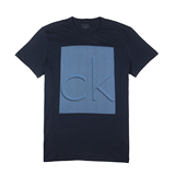 Calvin Klein美国代购男装 CK夏新款休闲字母印花纯棉圆领短袖T恤