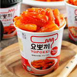 韩国进口休闲零食品YoungPoong香辣炒年糕条方便速食年糕杯装140g