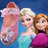 冰雪奇缘女童公主鞋迪士尼卡通女学生单鞋儿童皮鞋女孩四季鞋艾莎
