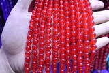 纯天然5a级红玛瑙散珠半成品圆珠子DIY饰品配件材料批发战国南红