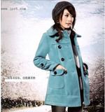 9086#新款韩版2012新款 流行 风衣 艾格 个性 长外套 加厚