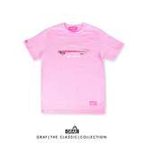 GRAF原创品牌凯迪拉克Ride or Die复古车主题短袖T恤男女粉紫2色