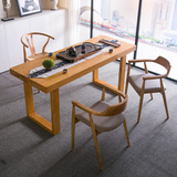 简约现代全实木泡茶桌椅组合功夫茶桌茶几实木泡茶台茶桌客厅餐桌