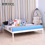 特价韩式榻榻米铁艺床1.5米床架1.8米双人床1.2米单人床宜家矮床