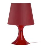 IKEA宜家代购正品 拉姆本 台灯照明灯客厅卧室床头工作灯婚庆红色