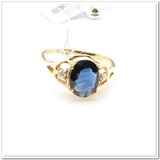 包邮正品18K黄金天然蓝宝石戒指 女 个性时尚求婚订婚结婚戒子