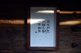 【木宿】情书系列 / 纯手写  每天皆是情人节 棉麻文艺小品装饰画
