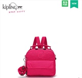 专柜正品Kipling凯浦林女士代购16新款单双肩背包K04472G46艳粉色