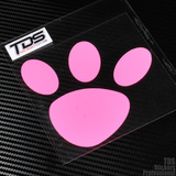 TDS圗圗车贴- Hellaflush风格 猫爪印 卡通脚印 反光贴 汽车贴纸