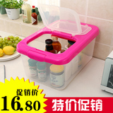 厨房储物器皿透明装米桶双盖厨柜装米箱储物桶塑料储米缸防潮防蛀