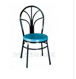 安徽合肥 玻璃钢坐椅 饭店餐椅 钢木餐桌椅靠背椅子 会客椅