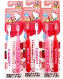 日本原装EBISU可爱卡通KITTY儿童牙刷 3-6岁幼儿宝宝牙刷 2支装
