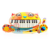 美国代购B.Toys儿童音乐钢琴玩具宝宝琴早教电子猫琴宝宝益智玩具