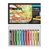 正品 特价 台湾雄狮油画棒SIMBALION 粉蜡笔12色(美院版) 软蜡笔