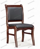 高端品质 实木会议椅 西皮会议椅 班前椅办公椅 环保皮会客椅7028