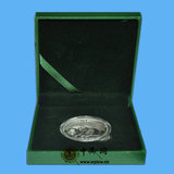 熊猫金银纪念币礼品盒通用1盎司银币盒子熊猫银币空盒一个圆盒