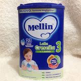 意大利原装进口mellin美林婴儿奶粉3段800g 三段成长1+ 12月现货