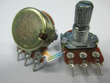 148型 碳膜单联音响功放电位器 B10K B50K B100K 带中心定位