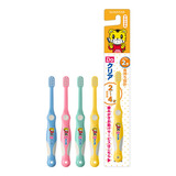 日本进口 巧虎2-4岁儿童牙刷 软毛 3岁宝宝牙刷  去黄斑