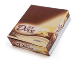 正品德芙巧克力休闲食品Dove排块巧克力白巧克力43g*12条零食特价