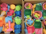 夏季热卖沙滩玩具套装 儿童户外过家家挖沙工具戏水玩具 进口软胶