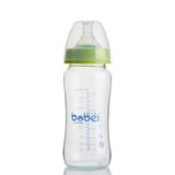 新生儿奶瓶 宽口径玻璃奶瓶 宝宝直身晶钻奶瓶180ML 无手柄