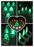 圣诞树新品厂家直销LED卡片灯可爱迷你夜光灯创意礼品广告促销品