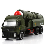 中国解放火箭导弹运输车 军车军卡合金车模 儿童汽车模型玩具
