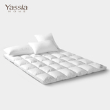 雅西亚95白鹅绒加厚羽绒床垫床褥垫被褥子单双人1.5米1.8米床酒店